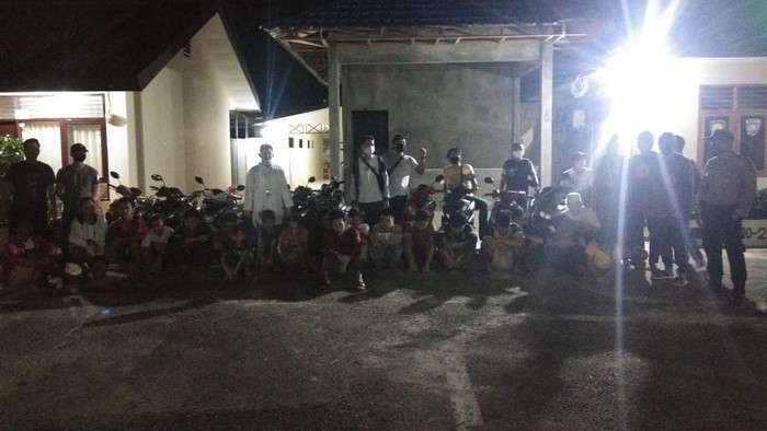 Puluhan Pembalap Liar di Kukar Kaltim Ditangkap Polisi.