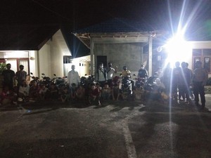 22 Remaja di Kukar Diamankan Polisi Saat Hendak Balap Liar Jelang Sahur