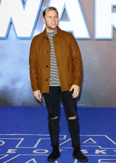 Olly Murs LONDON, ENGLAND - DECEMBER 18: Olly Murs attends the Star Wars: The Rise of Skywalker European Premiere at Cineworld Leicester Square on December 18, 2019 in London, England. (Photo by Tristan Fewings/Getty Images)