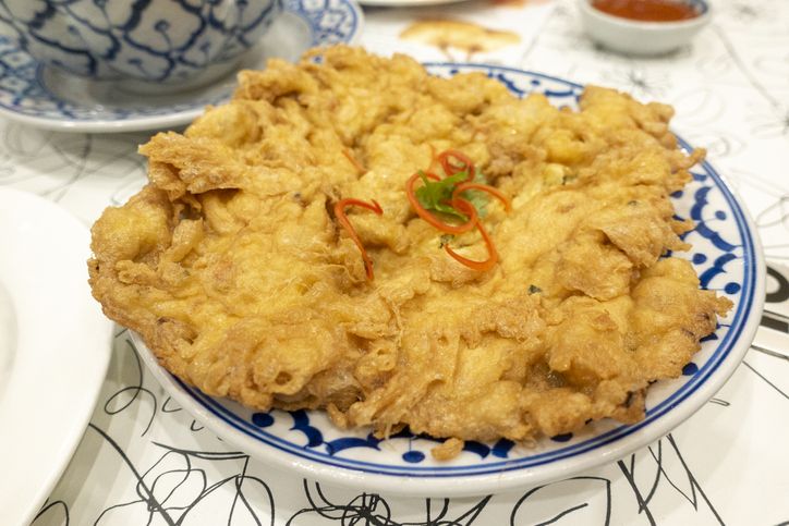 Telur Dadar Keriting ala Thai