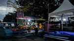 Pasar Malam di Kanal Banjir Timur Tergilas Pandemi