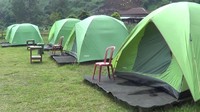 Seluruh pemudik yang pulang ke Desa Berjo, diwajibkan melalui tahapan karantina di Telaga Madirda terlebih dahulu, sebelum diperbolehkan berkumpul dengan keluarga. (dok Istimewa)