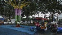 Pasar malam yang berdiri sejak tahun 2015 tersebut terpaksa berhenti beroperasi dan menutup wahananya dikarenakan tidak adanya pengunjung.