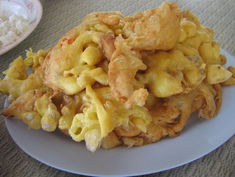 Telur Dadar Keriting ala Thai