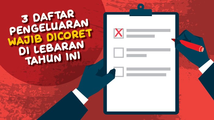 Infografis Daftar Pengeluaran Wajib Dicoret di Lebaran Tahun Ini