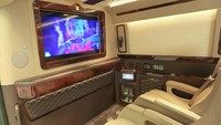 Selain berfungsi sebagai privasi penumpang dan (sarana) entertainment (hiburan), sekat ini dapat melindungi penumpang dari droplet virus, kata wanita yang akrab disapa Ira seperti tertulis dalam siaran pers yang diterima detikOto, Minggu (10/5/2020). Foto: Dok. BAV Luxury Auto Design