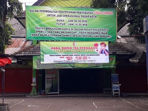 86 Pedagang Reaktif, Pasar Induk Bojonegoro Ditutup 7 Hari