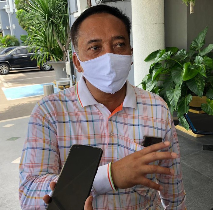 Kepala Bagian Perekonomian dan usaha Daerah Pemkot Surabaya Agus Hebi Djuniantoro