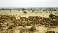 Kota Kuldhara berada di Rajasthan, Distrik Jaisalmer. Kota Hantu ini dulunya diisi oleh orang-orang kaya. (Getty Images/iStockphoto)