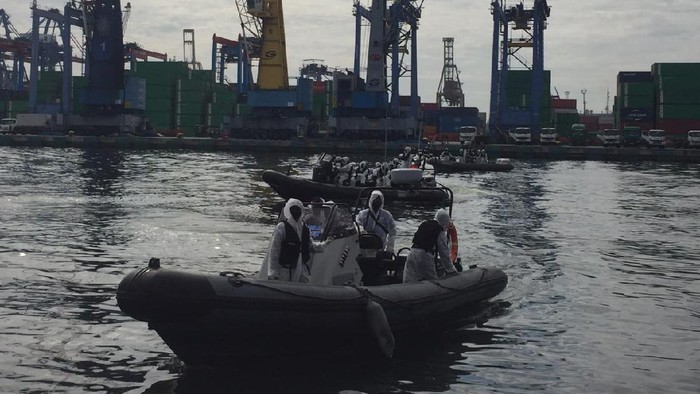 42 WNI anak buah kapal MV Viking Orion tiba di Pelabuhan Tanjung Priok pagi ini (Dok. Istimewa)