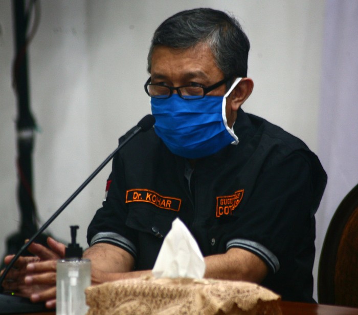 Ketua Gugus Tracing Penanganan COVID-19 Jatim, dr Kohar Hari Santoso