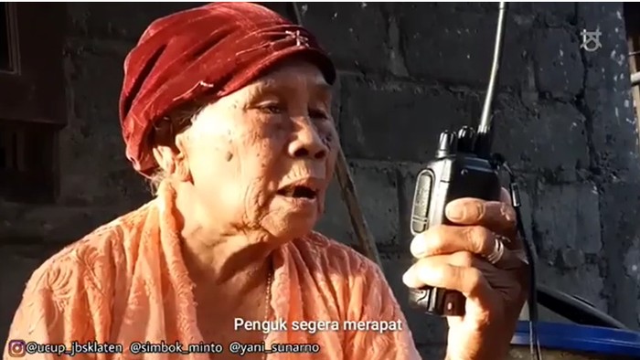 Mbah Minto beraksi lagi, kali ini kampanye jaga jarak