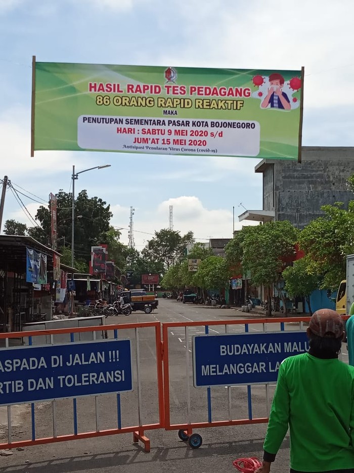 penutupan pasar bojonegoro