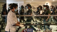 Demonstrasi kembali digelar oleh kelompok anti pemerintah usai pandemi COVID-19 di Hongkong sudah berlalu.