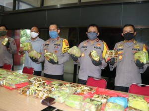Pengiriman 65 Kg Sabu Manfaatkan Situasi Pandemi Digagalkan Polda Kaltim