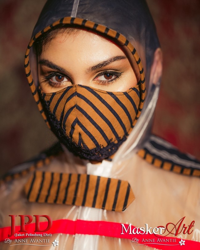 Inilah penampilan Puteri Indonesia Pariwisata 2020 Jihane Almira dalam sebuah pemotretan untuk mempromosikan JPD rancangan Anne Avantie. (Foto: Dok. Anne Avantie)