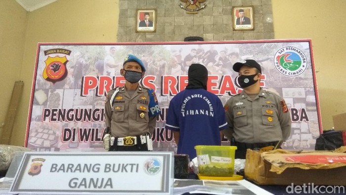 Pelajar SMP Bandung Barat jadi bandar ganja jaringan Lapas di Sumbar