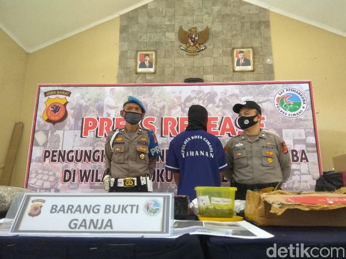 Pelajar SMP Bandung Barat jadi bandar ganja jaringan Lapas di Sumbar