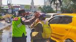 Gedung-gedung Tinggi di Surabaya juga Disemprot Disinfektan