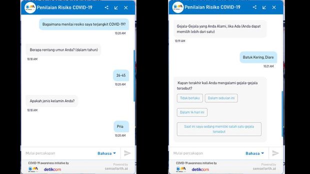 'Cek Risiko Covid-19 di Sini!'