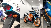 Menurut Andreas, motor ini tak hanya untuk dipajang. Namun juga akan digunakan untuk transportasi jarak dekat.(Foto: Andreas)