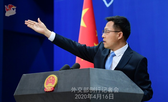 Jubir Menlu RRC, Zhao Lijian (Dok Kemlu RRC)