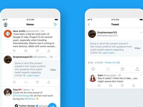 Twitter beri peringatan untuk cuitan yang menyesatkan