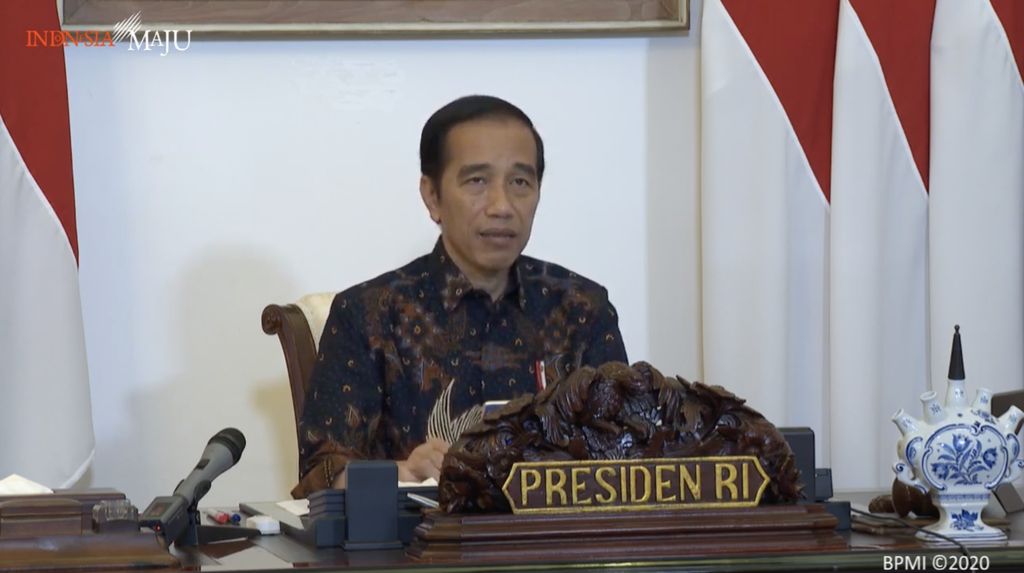 Jokowi. Foto: Youtobe Sekretariat Presiden