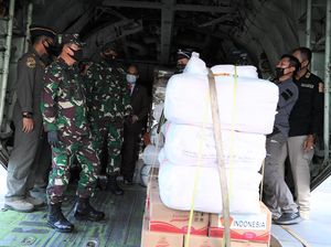 Bantuan Medis Singapura Tiba di Indonesia, Ada Tabung Oksigen