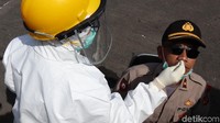 Tes swab digelar untuk mengetahui peta penyebaran COVID-19 di Kota Bandung, Jawa Barat.