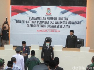 Gubernur Sulsel Lantik Yusran Jadi Pj Walkot Makassar