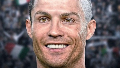 Ketika Rambut Ronaldo Hingga Messi Diwarnai Mirip Jersey Kebanggaan