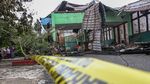 Belasan Ruangan SMPN 7 Pekanbaru Hangus Terbakar