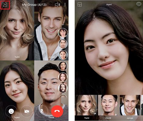 Line Video Panggilan.