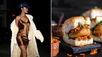 Bukan burger, tapi Rihanna disandingkan dengan vada pav yang dikenal sebagai makanan cepat saji vegetarian dari Maharasthra. Foto: Twitter @deepraaajjj