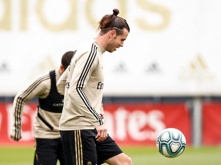 Foto: Aksi Pemain Real Madrid Merumput Lagi