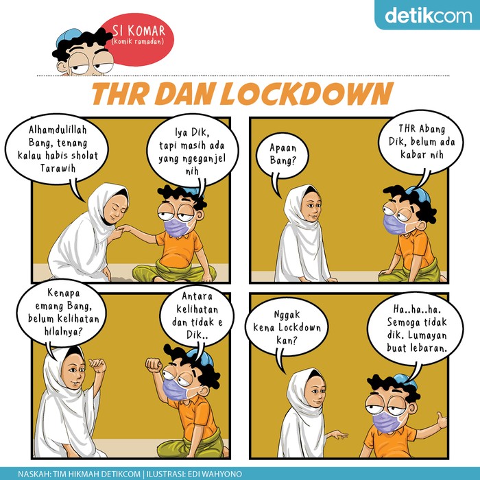 Komik Ramadhan, THR dan LockDown
