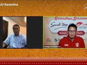 Sandiaga Uno-Hotman Paris Bicara Penegakan Hukum di Masa PSBB