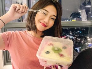 Intip Gaya Kulineran Cindy Caroline, Selebgram yang Baru Jadi Mualaf