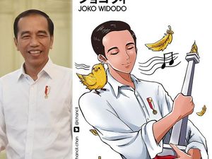 Karya Anak Muda Ini Viral, Bikin Jokowi Hingga Prabowo Jadi Tokoh Anime