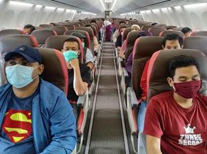 Kapasitas Penumpang Pesawat Naik Bertahap Sampai Penuh