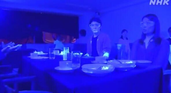 Proses penyebaran virus di restoran