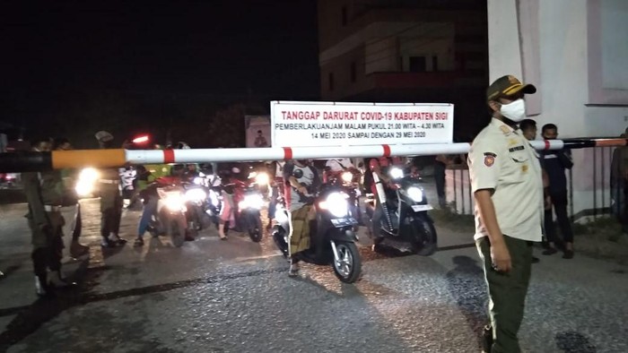 Jam malam di Sigi, Sulteng, berlaku mulai 14-29 Mei 2020.