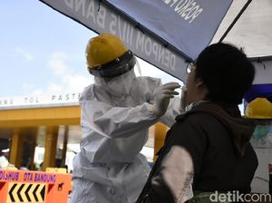 Pandemi Corona, Rapid dan Swab Test Digelar di Pasar Baleendah Bandung