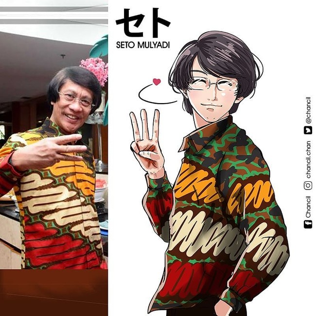 Unggahan-unggahan hasil karyanya tersebut banyak disukai dan mendapat pujian dari para netizen. Sebelum viral, Chancil juga kerap kali terlihat membagikan hasil karyanya yang berupa karikatur di Instagram pribadinya. Foto: Instagram @chancil.chan