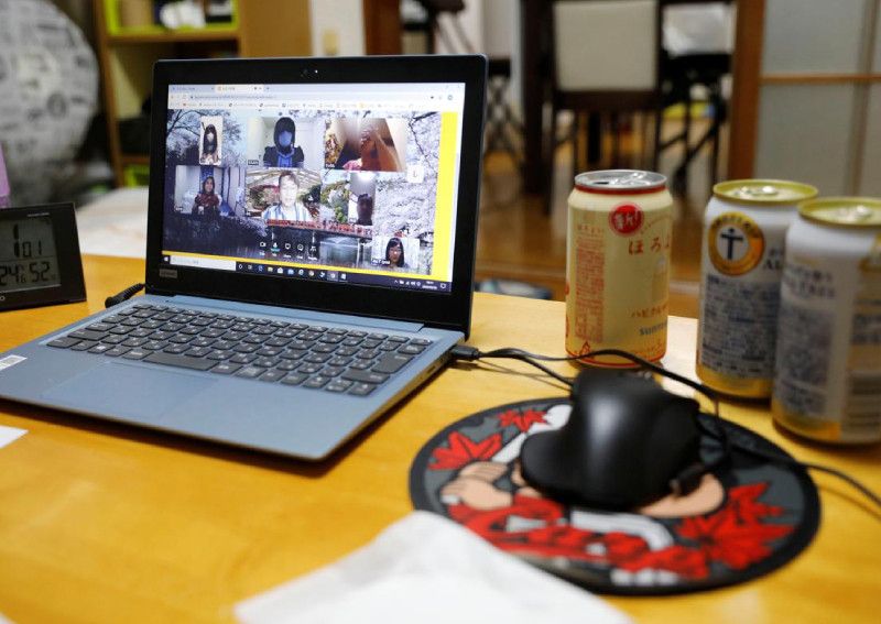 Pesta minum virtual orang Jepang via Tacnom