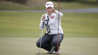 Jang Ha-na juga ikut ambil bagian dalam putaran pertama KLPGA Championship.  