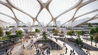 Seperti ini gambaran stasiun Hyperloop di masa depan. Hyperloop dipercaya akan merevolusi dunia transportasi massal.  (dok. Hardt Hyperloop)