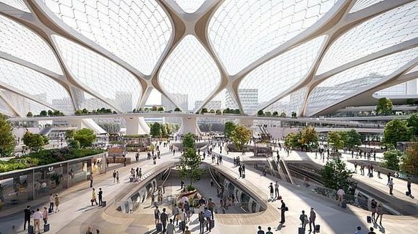 Seperti ini gambaran stasiun Hyperloop di masa depan. Hyperloop dipercaya akan merevolusi dunia transportasi massal. (dok. Hardt Hyperloop) Seperti ini gambaran stasiun Hyperloop di masa depan. Hyperloop dipercaya akan merevolusi dunia transportasi massal. (dok. Hardt Hyperloop)