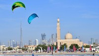 Dengan kekayaan berlimpah, Dubai menjelma menjadi salah satu kota dengan pertumbuhan tercepat di dunia. Bayangkan, tahun 1991, Dubai masih berupa gurun dan nyaris kosong.  Giuseppe Cacace/AFP via Getty Images